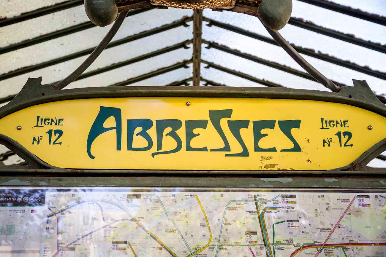 metro abbesses