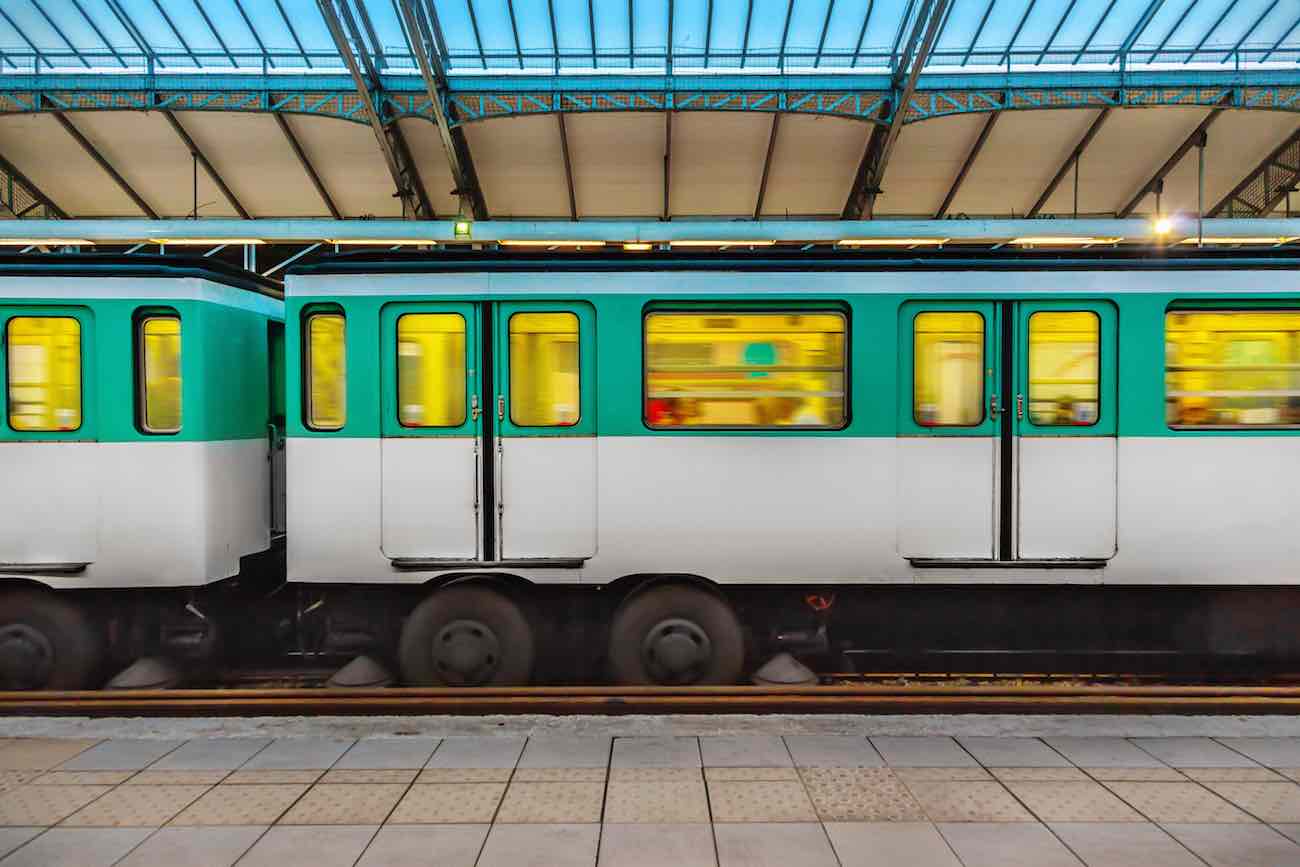 metro station in paris