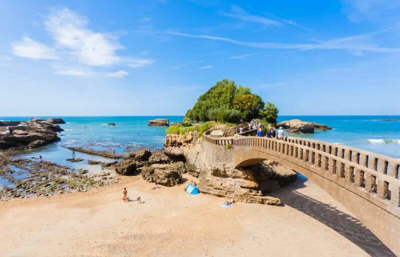 rocher du basta, biarritz, pyrénées atlantiques, france