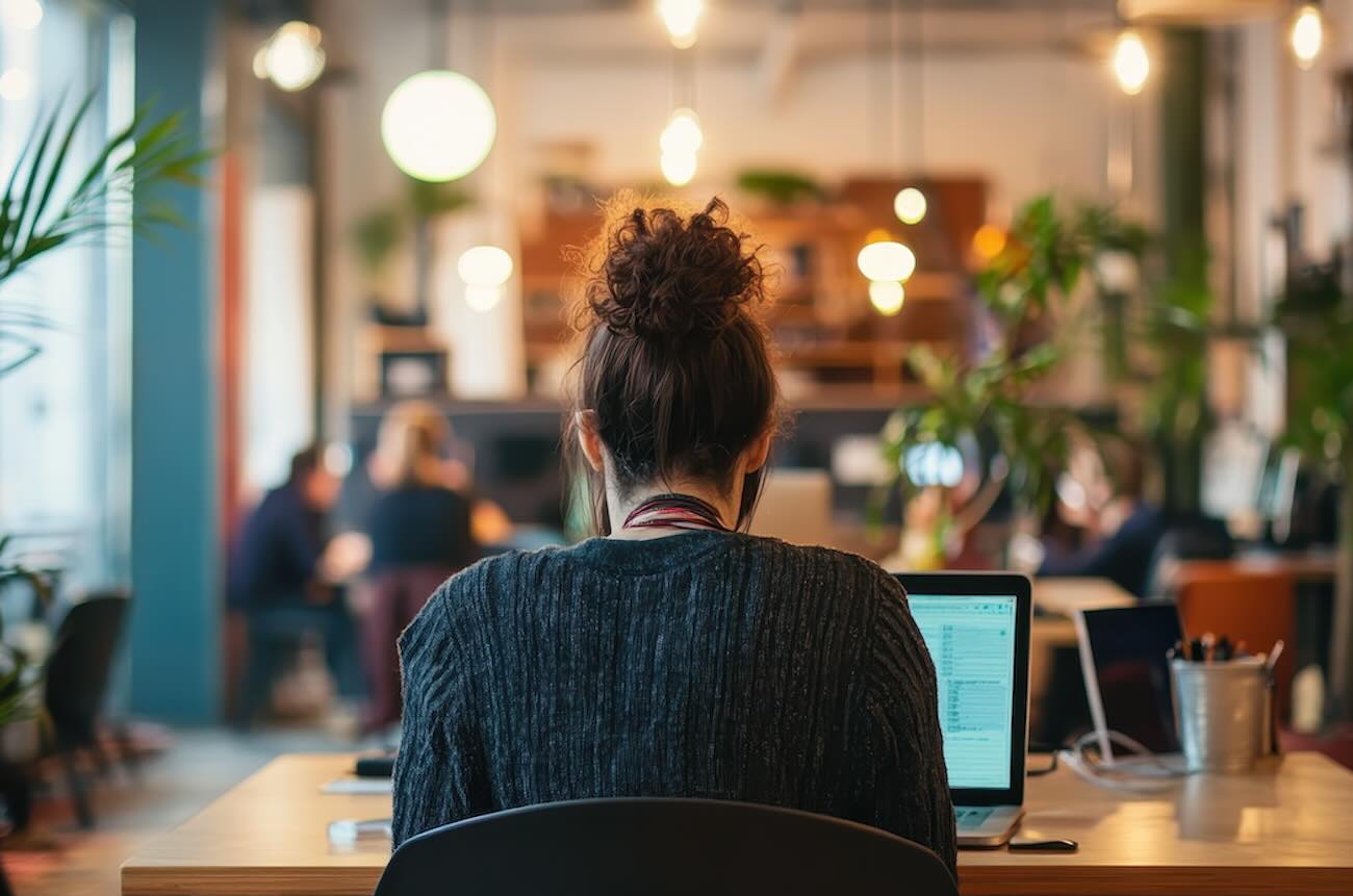 coffee shop teletravail