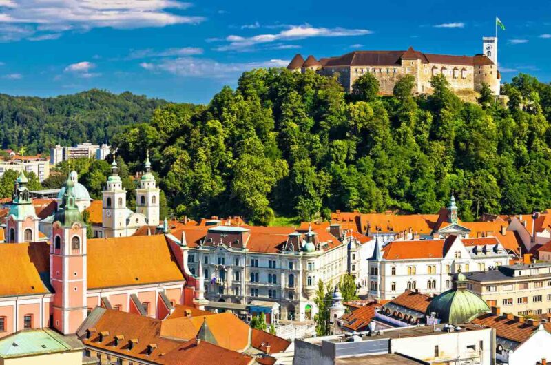 city of ljubljana panoramic view